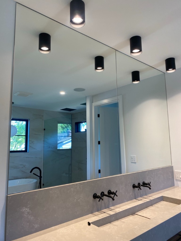 Custom made-to-measure mirror